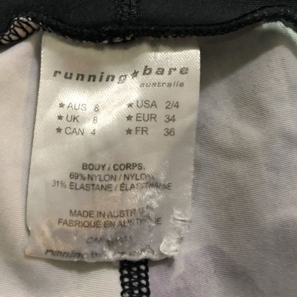 PRELOVED : Running bare Leggings for girls in size 8 - Picture 3 of 3